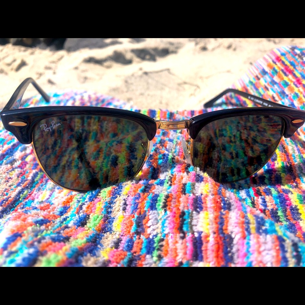 RayBans Polarized Clubmaster